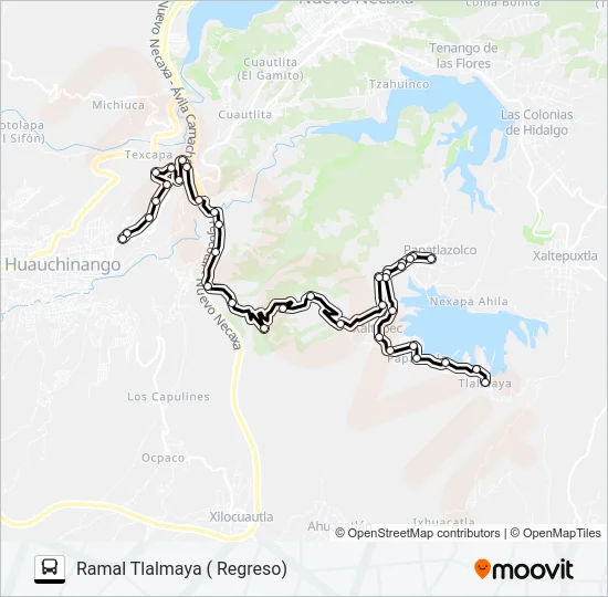 RUTA TLALMAYA Bus Line Map