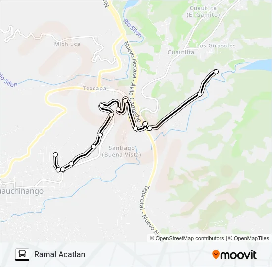 RUTA TOTOLAPA Bus Line Map