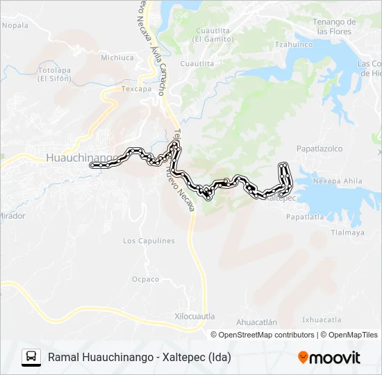 RUTA CUACUILCA Bus Line Map
