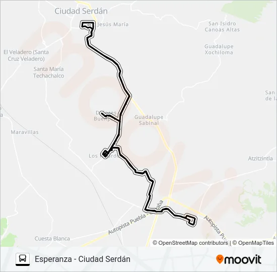 RUTA ESPERANZA Bus Line Map