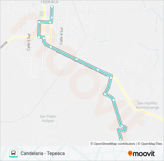 RUTA CANDELARIA Bus Line Map
