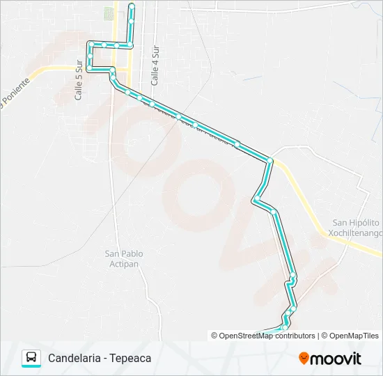 RUTA CANDELARIA Bus Line Map