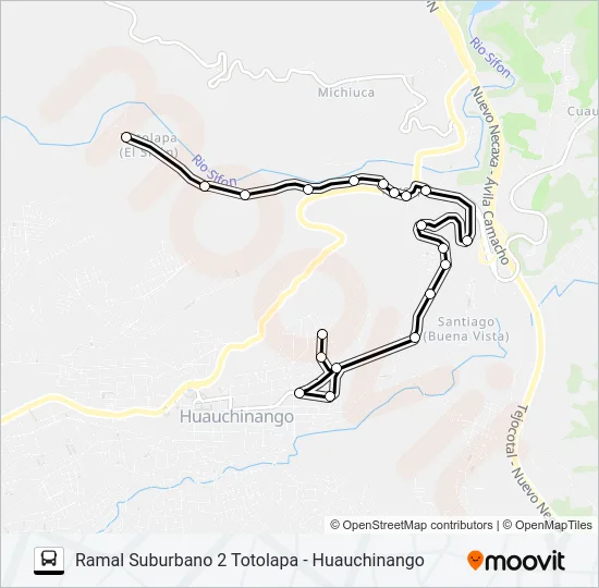 RUTA  SUBURBANO 2 Bus Line Map