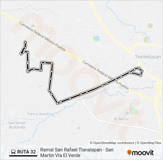 RUTA 32 Bus Line Map
