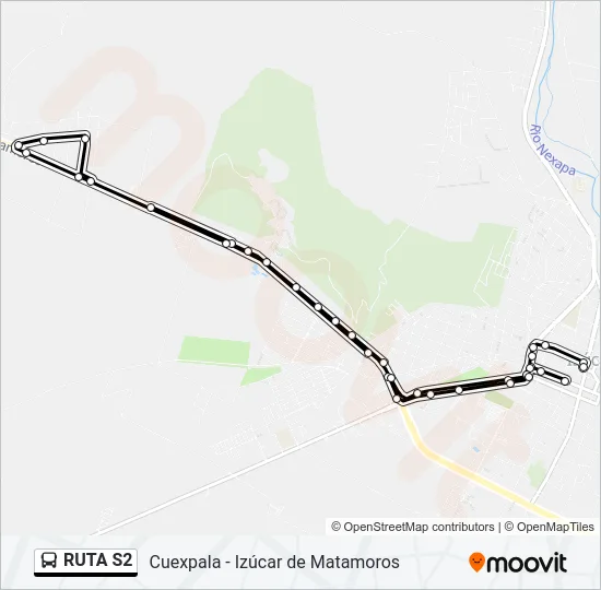 RUTA S2 Bus Line Map