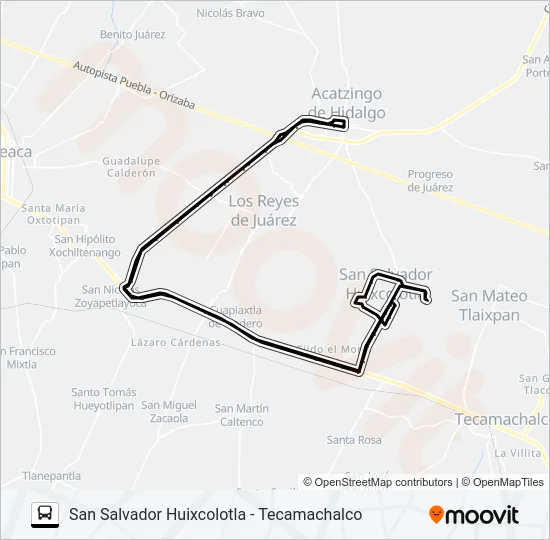 RUTA S13 Bus Line Map