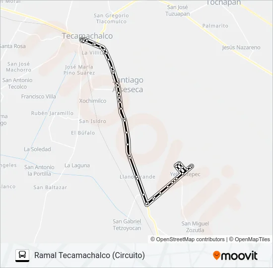 RUTA S18 Bus Line Map