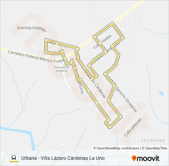 RUTA URBANA Bus Line Map