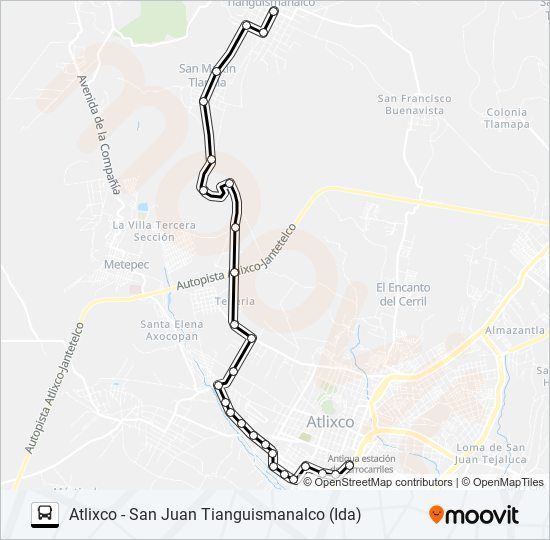 Como llegar a Atlixco