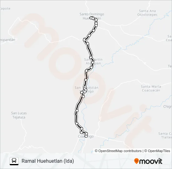 RUTA COATZÍNGO Bus Line Map