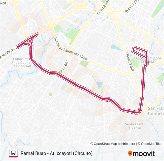 RUTA PERIFÉRICO Bus Line Map