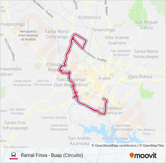 RUTA PERIFÉRICO Bus Line Map
