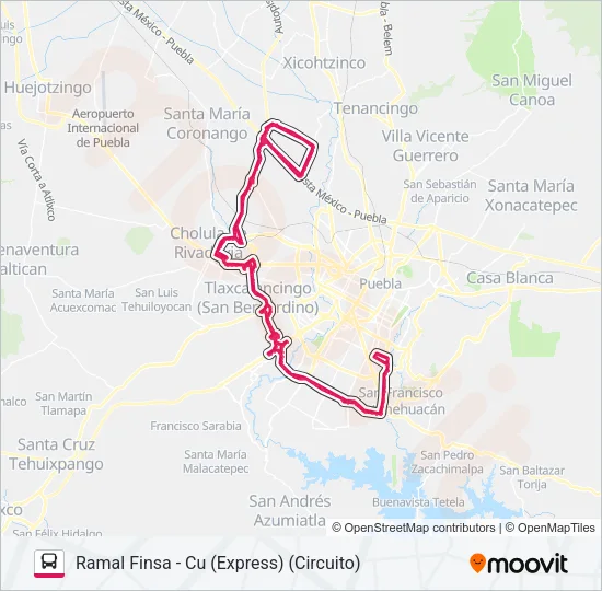 RUTA PERIFÉRICO Bus Line Map