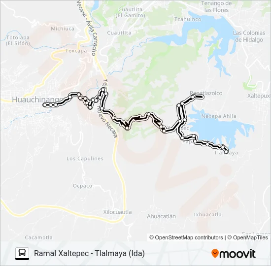 RUTA HUAUCHINANGO Bus Line Map