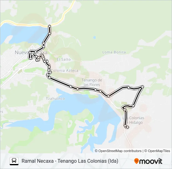 RUTA HUAUCHINANGO Bus Line Map