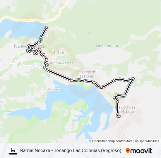 RUTA HUAUCHINANGO Bus Line Map