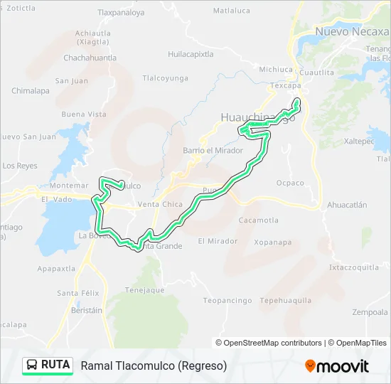 RUTA Bus Line Map