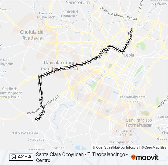 A2 - A Bus Line Map