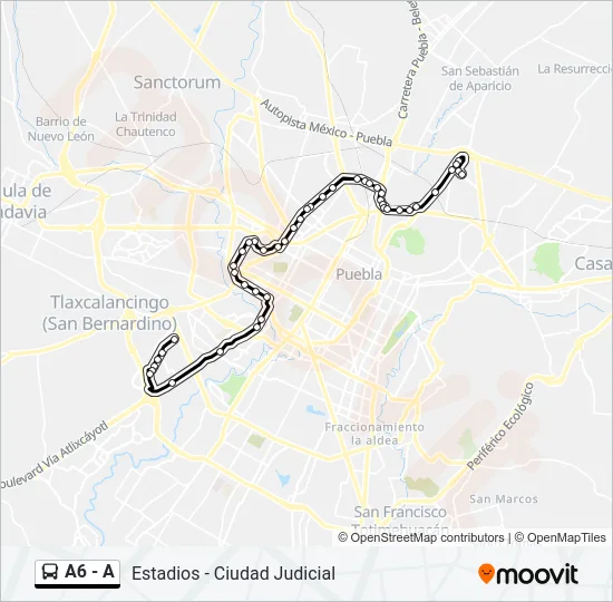 A6 - A Bus Line Map