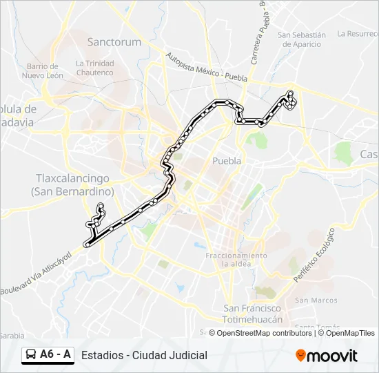 A6 - A Bus Line Map