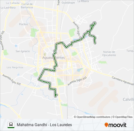 Mapa de RUTA 09 de autobús