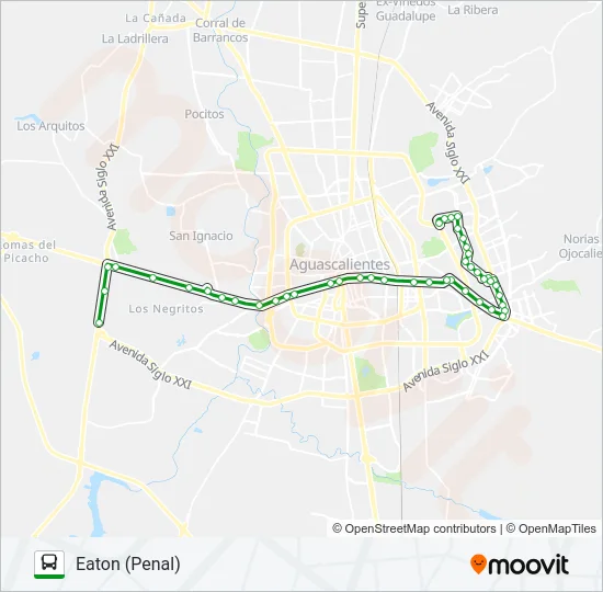 RUTA 41 Bus Line Map