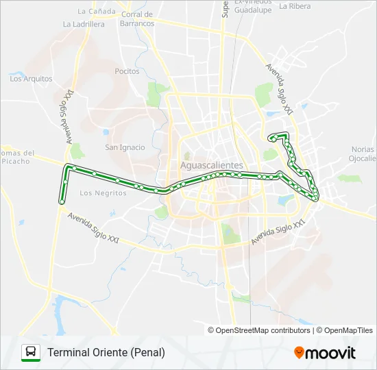 RUTA 41 Bus Line Map