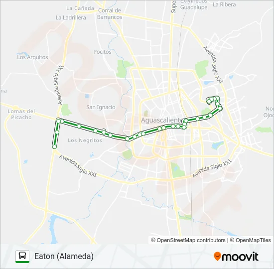 RUTA 41 Bus Line Map