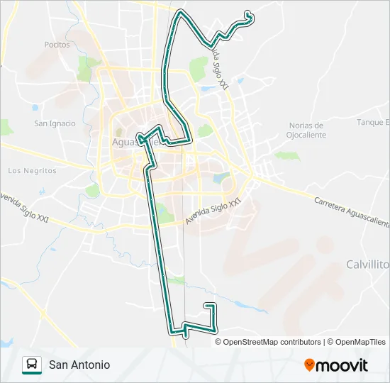 RUTA 43 Bus Line Map