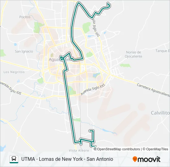 RUTA 43 Bus Line Map