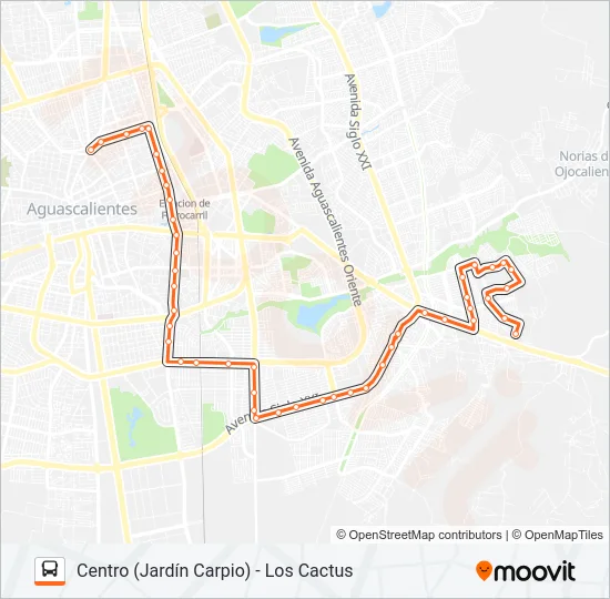 RUTA 02 Bus Line Map