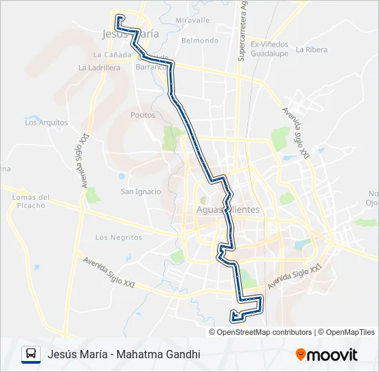 RUTA 04 Bus Line Map
