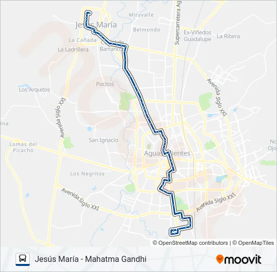 RUTA 04 Bus Line Map