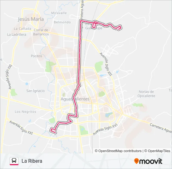 RUTA 05 Bus Line Map
