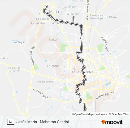 RUTA 06 Bus Line Map