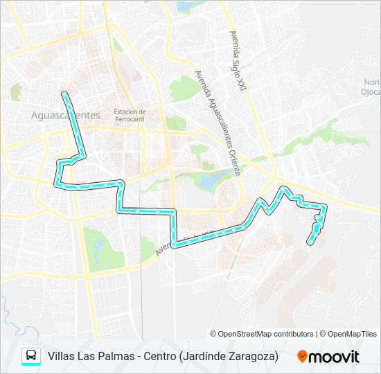 Mapa de RUTA 07 de autobús