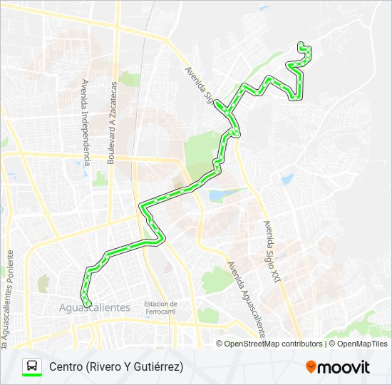 RUTA 08 Bus Line Map