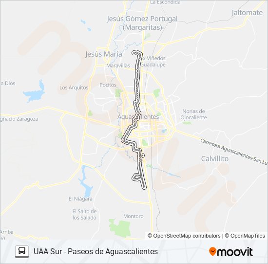 Mapa de RUTA 10 de autobús