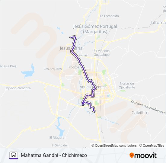 Mapa de RUTA 11 de autobús