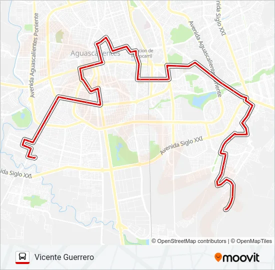 RUTA 12 Bus Line Map