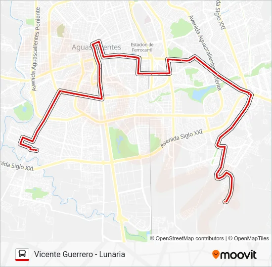 RUTA 12 Bus Line Map