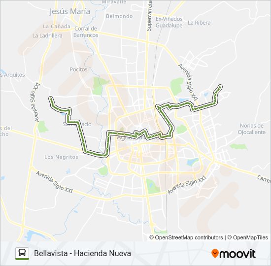 Mapa de RUTA 16 de autobús