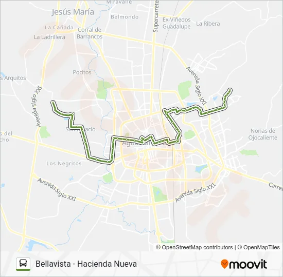 RUTA 16 Bus Line Map