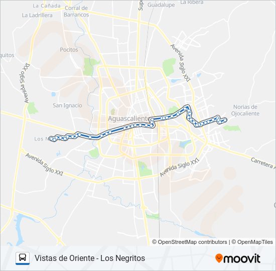 Mapa de RUTA 24 de autobús