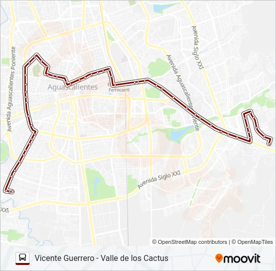 RUTA 27 Bus Line Map