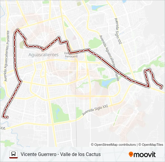 RUTA 27 Bus Line Map