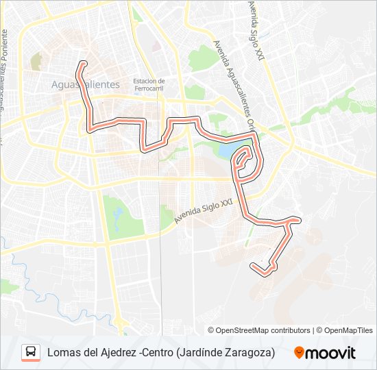 RUTA 29 bus Line Map