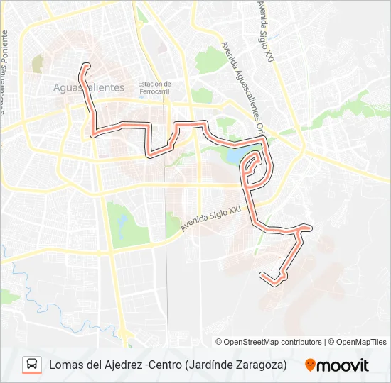RUTA 29 Bus Line Map
