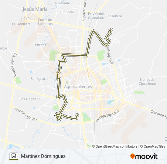 Mapa de RUTA 30 de autobús