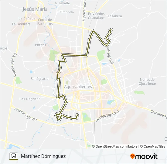 RUTA 30 Bus Line Map